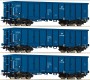 76128 Roco Set of 3 Gondola cars PKP-Cargo type  Eaos